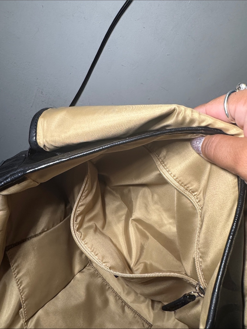 Coach Black Signature nylon Crossbody Bag - Picture 12 of 17
